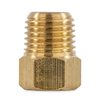 Camco LP FITTING, 1/4IN M NPT X 1/4IN F INVERTED FLARE W/CHECK VALVE 59954